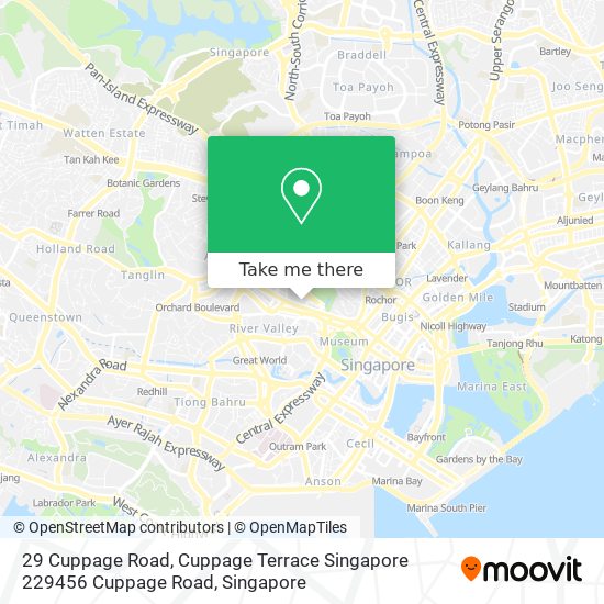 29 Cuppage Road, Cuppage Terrace Singapore 229456 Cuppage Road map