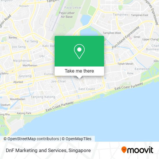 DnF Marketing and Services map