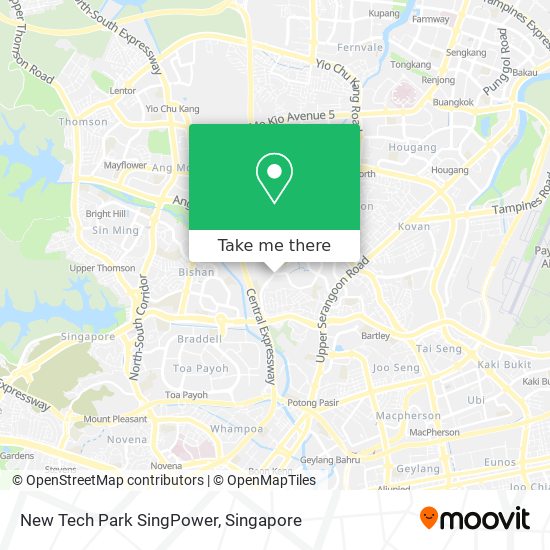New Tech Park SingPower map