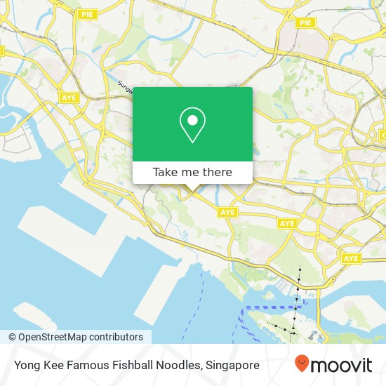 Yong Kee Famous Fishball Noodles map