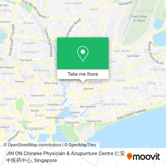 JIN ON Chinese Physician & Acupunture Centre 仁安中医药中心 map