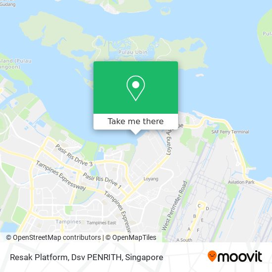 Resak Platform, Dsv PENRITH map