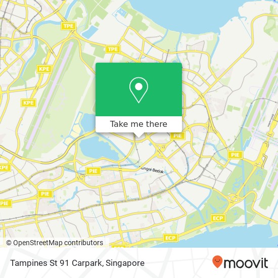 Tampines St 91 Carpark map