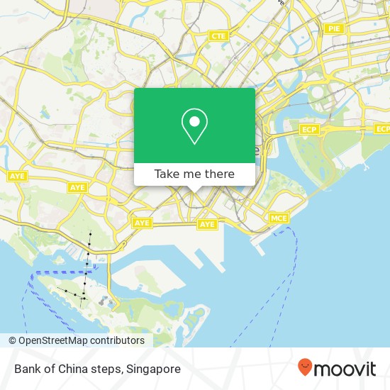 Bank of China steps map