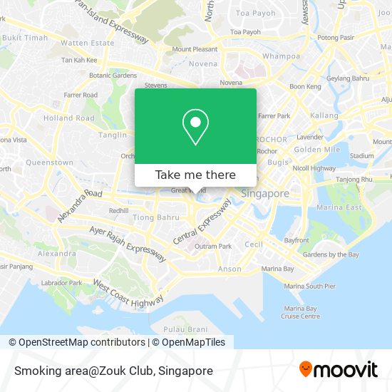 Smoking area@Zouk Club地图