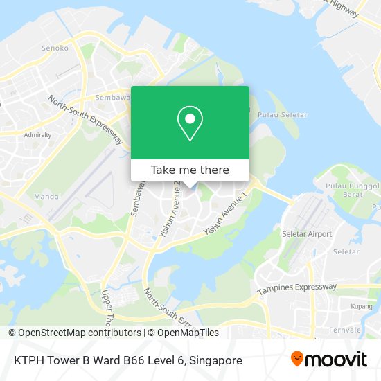 KTPH Tower B Ward B66 Level 6地图