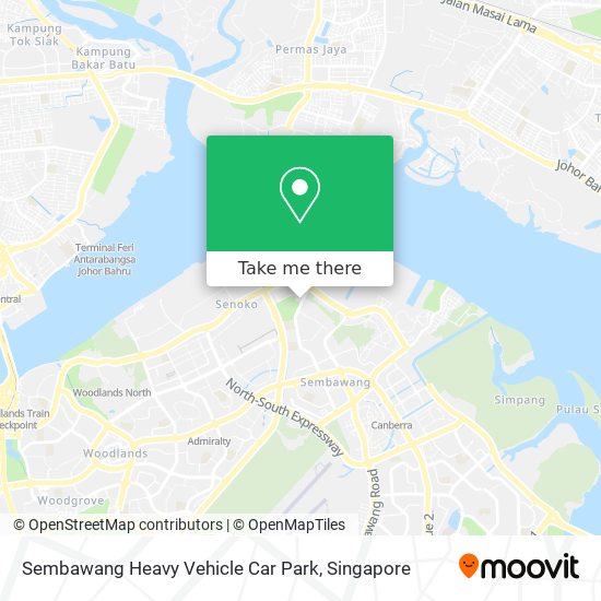 Sembawang Heavy Vehicle Car Park地图