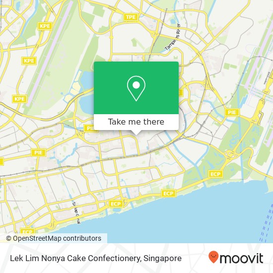 Lek Lim Nonya Cake Confectionery map