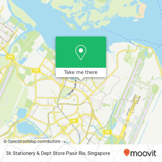 3k Stationery & Dept Store Pasir Ris map