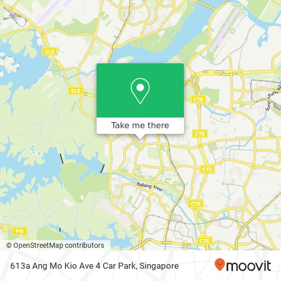 613a Ang Mo Kio Ave 4 Car Park地图