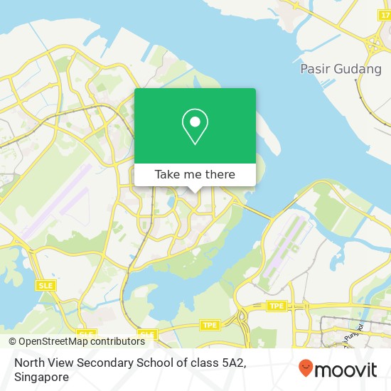 North View Secondary School of class 5A2 map