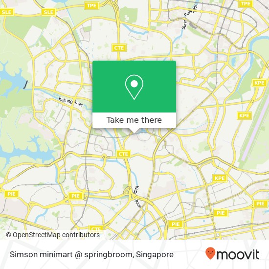 Simson minimart @ springbroom map