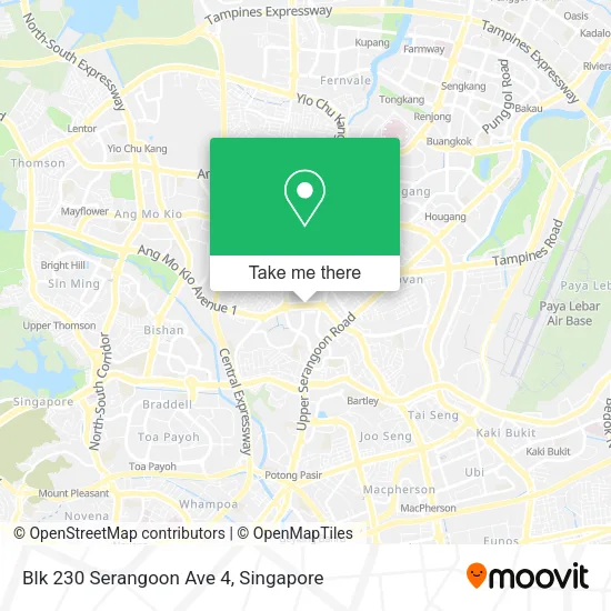 Blk 230 Serangoon Ave 4 map