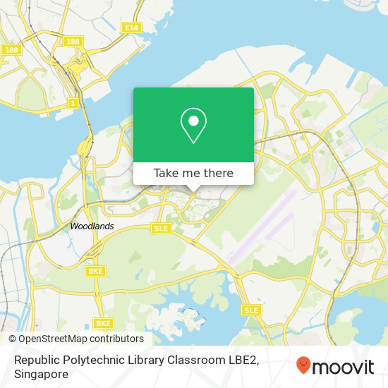 Republic Polytechnic Library Classroom LBE2 map