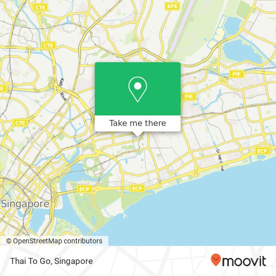 Thai To Go map