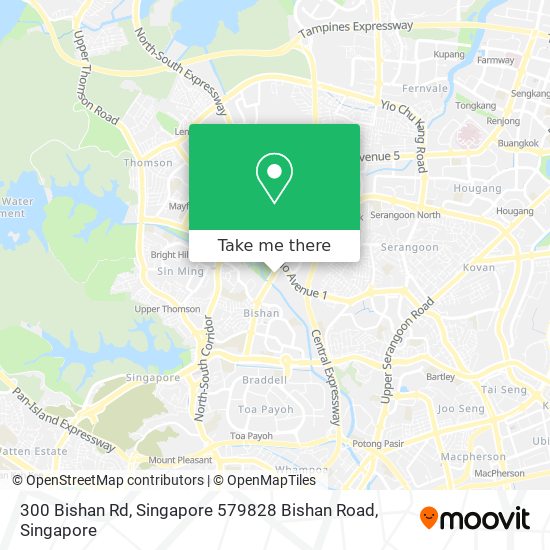 300 Bishan Rd, Singapore 579828 Bishan Road map