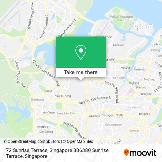 72 Sunrise Terrace, Singapore 806380 Sunrise Terrace地图