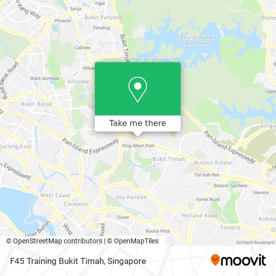 F45 Training Bukit Timah map