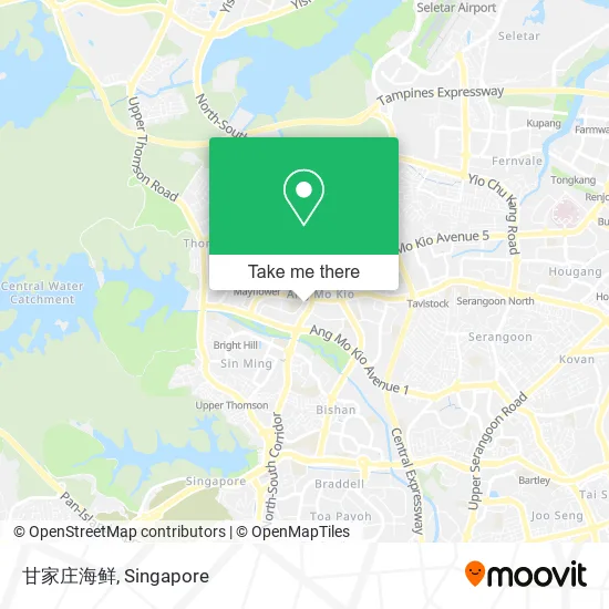 甘家庄海鲜地图