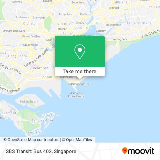 SBS Transit: Bus 402 map