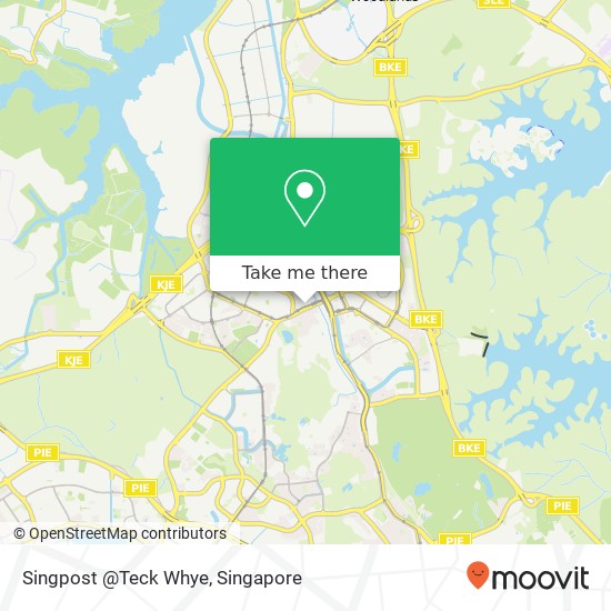 Singpost @Teck Whye地图