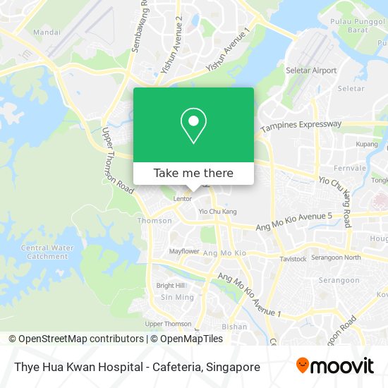 Thye Hua Kwan Hospital - Cafeteria map