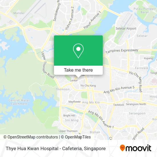 Thye Hua Kwan Hospital - Cafeteria map