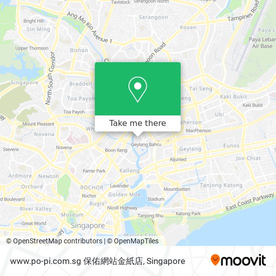 www.po-pi.com.sg 保佑網站金紙店 map