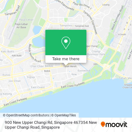 900 New Upper Changi Rd, Singapore 467354 New Upper Changi Road map
