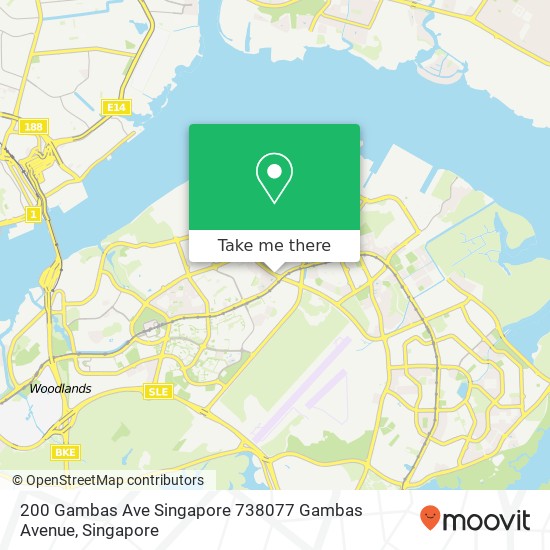 200 Gambas Ave Singapore 738077 Gambas Avenue地图