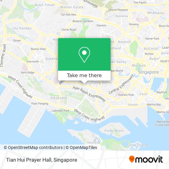 Tian Hui Prayer Hall map
