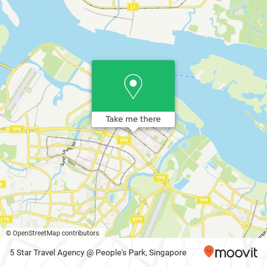 5 Star Travel Agency @ People's Park map