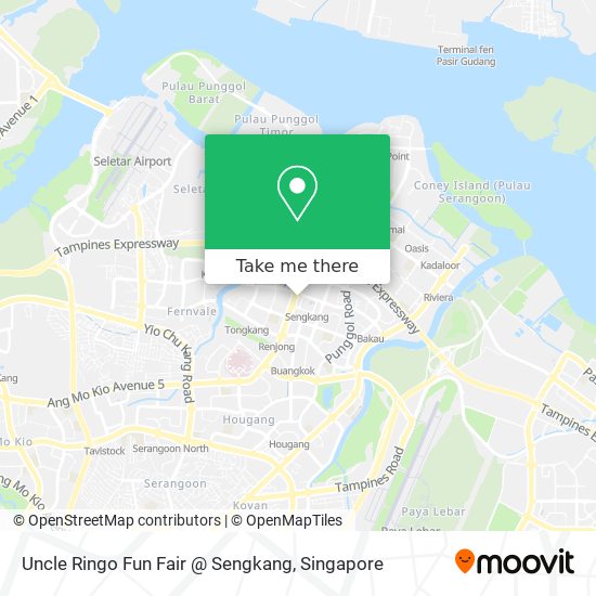 Uncle Ringo Fun Fair @ Sengkang map