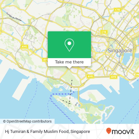 Hj Tumiran & Family Muslim Food map