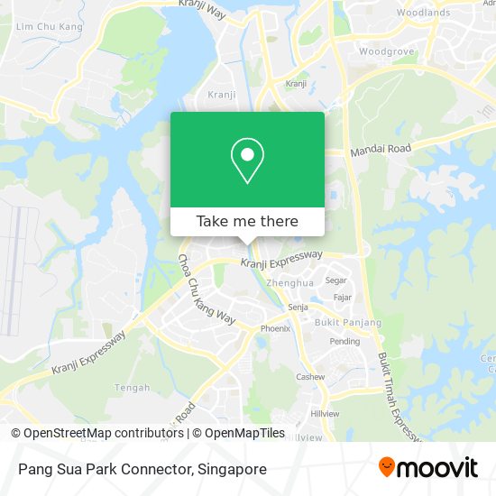 Pang Sua Park Connector map