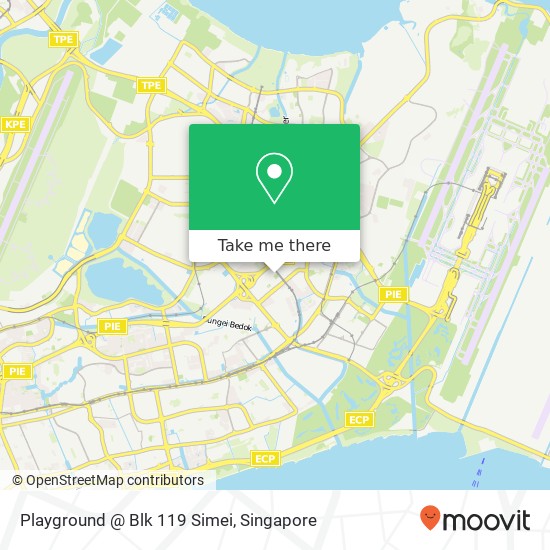 Playground @ Blk 119 Simei map