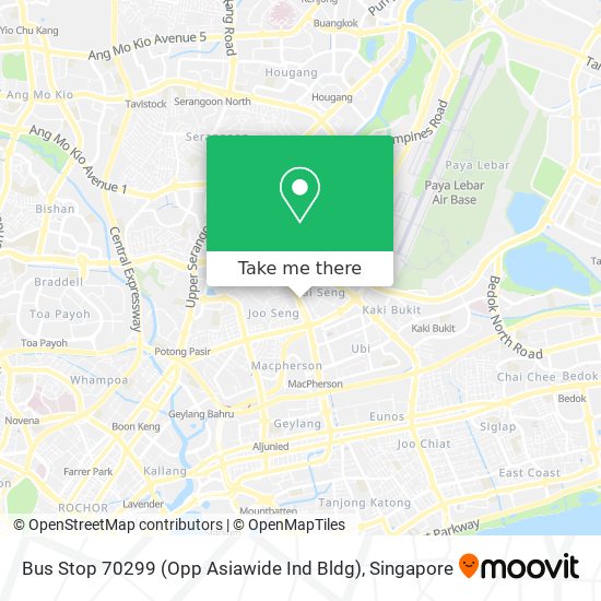 Bus Stop 70299 (Opp Asiawide Ind Bldg) map