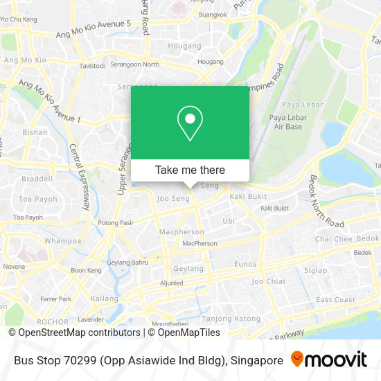 Bus Stop 70299 (Opp Asiawide Ind Bldg) map