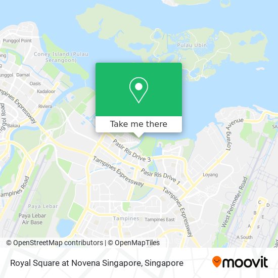 Royal Square at Novena Singapore map