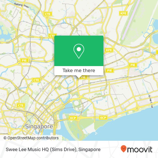 Swee Lee Music HQ (Sims Drive)地图