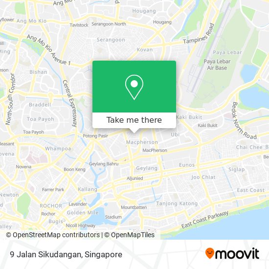9 Jalan Sikudangan map