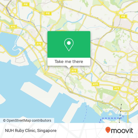 NUH Ruby Clinic map