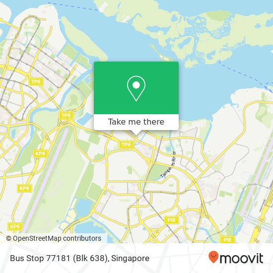 Bus Stop 77181 (Blk 638) map