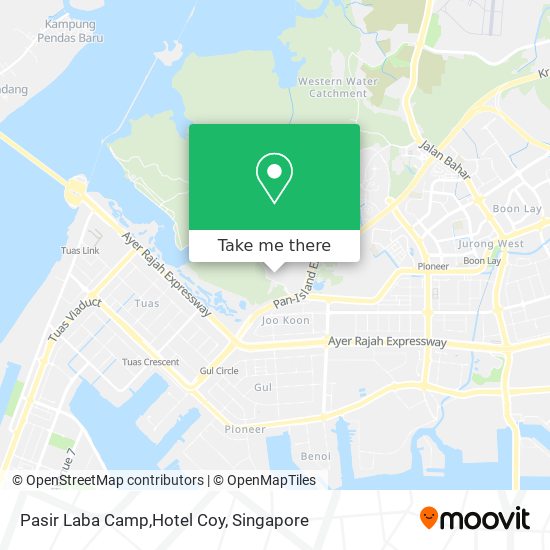 Pasir Laba Camp,Hotel Coy map