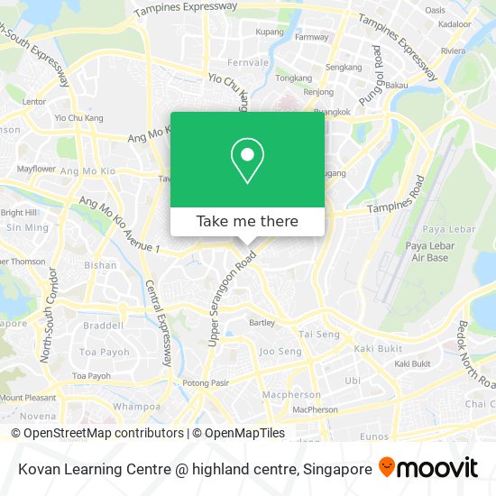 Kovan Learning Centre @ highland centre map