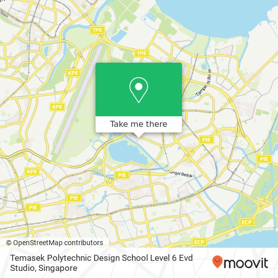 Temasek Polytechnic Design School Level 6 Evd Studio map