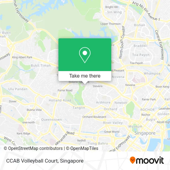 CCAB Volleyball Court map