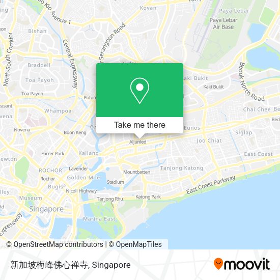 新加坡梅峰佛心禅寺 map