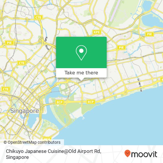 Chikuyo Japanese Cuisine@Old Airport Rd map