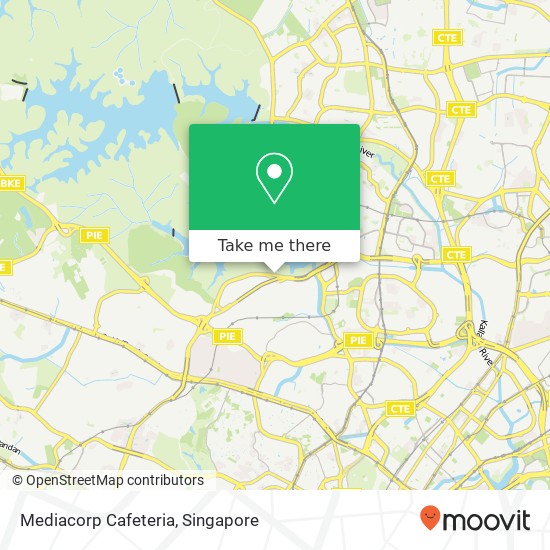 Mediacorp Cafeteria map